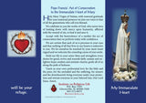 Our Lady of Fatima Icon Triptych