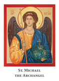 St Michael Prayer Card